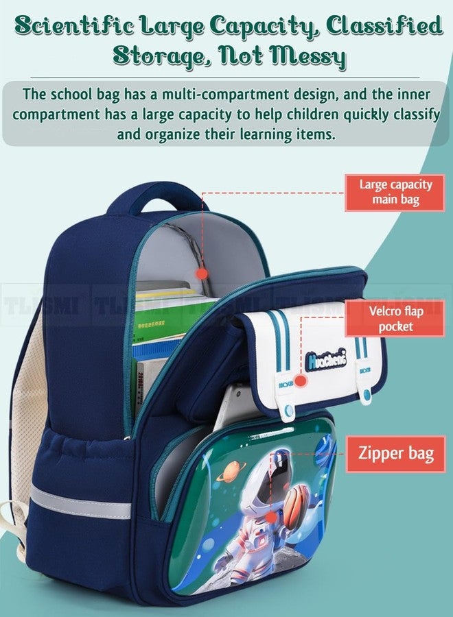 TLISMI Cute 3D Digital Cartoon Animated Hard Shell Backpack Lightweight Burden Reducing School Bag Water-Resistant Large Capacity Book Bag for Primary & Elementary School Students, Kids, Girls, Boys - Image 4